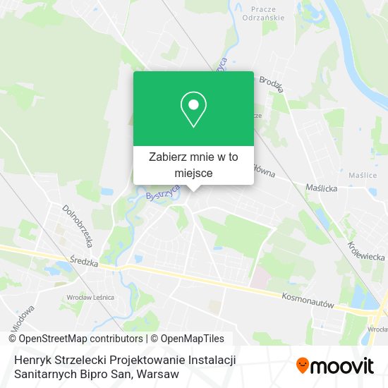 Mapa Henryk Strzelecki Projektowanie Instalacji Sanitarnych Bipro San