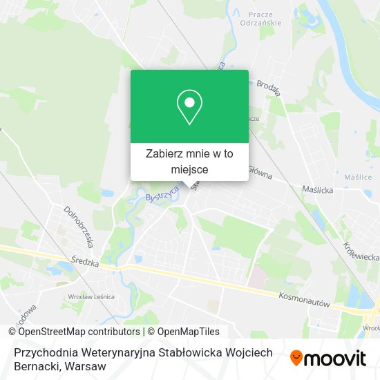 Mapa Przychodnia Weterynaryjna Stabłowicka Wojciech Bernacki