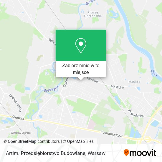 Mapa Artim. Przedsiębiorstwo Budowlane