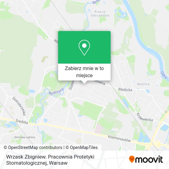 Mapa Wrzask Zbigniew. Pracownia Protetyki Stomatologicznej