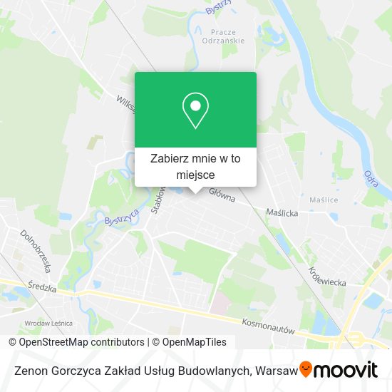 Mapa Zenon Gorczyca Zakład Usług Budowlanych