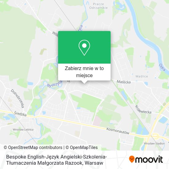 Mapa Bespoke English-Język Angielski-Szkolenia-Tłumaczenia Małgorzata Razook