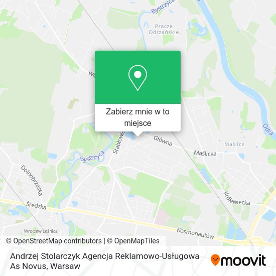 Mapa Andrzej Stolarczyk Agencja Reklamowo-Usługowa As Novus