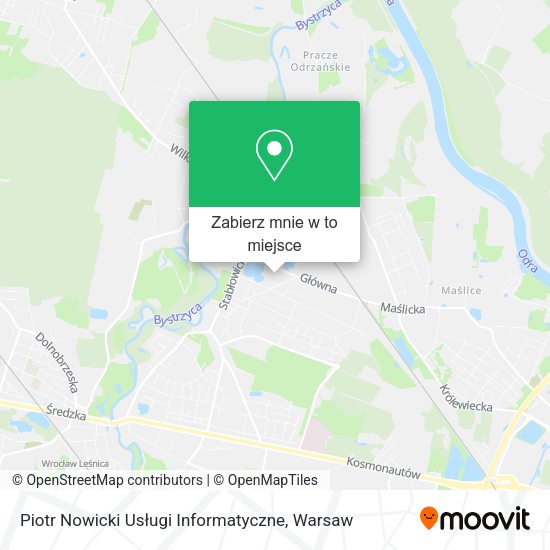 Mapa Piotr Nowicki Usługi Informatyczne