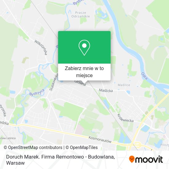 Mapa Doruch Marek. Firma Remontowo - Budowlana