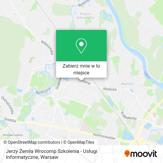 Mapa Jerzy Żemła Wrocomp Szkolenia - Usługi Informatyczne