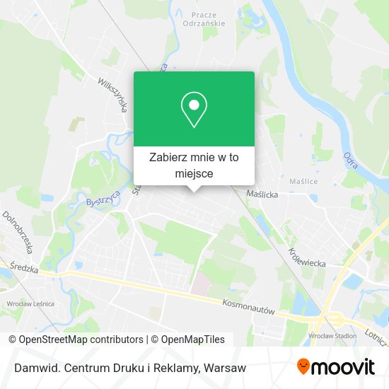 Mapa Damwid. Centrum Druku i Reklamy