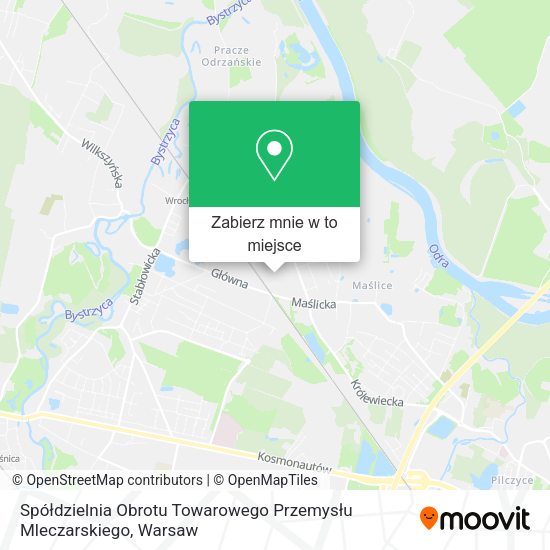 Mapa Spółdzielnia Obrotu Towarowego Przemysłu Mleczarskiego