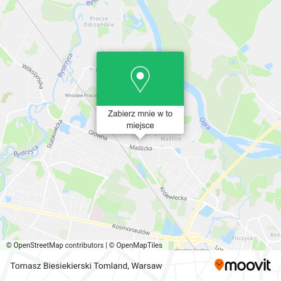 Mapa Tomasz Biesiekierski Tomland