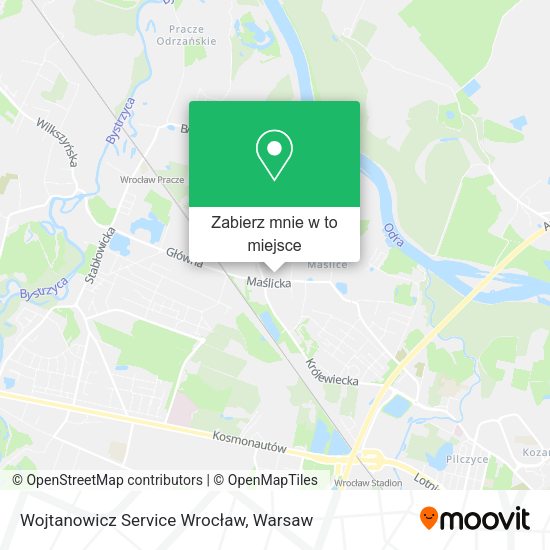 Mapa Wojtanowicz Service Wrocław