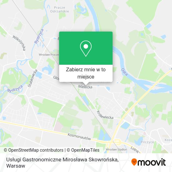 Mapa Usługi Gastronomiczne Mirosława Skowrońska