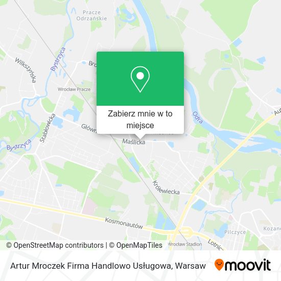 Mapa Artur Mroczek Firma Handlowo Usługowa