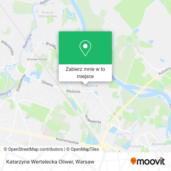 Mapa Katarzyna Wertelecka Oliwer