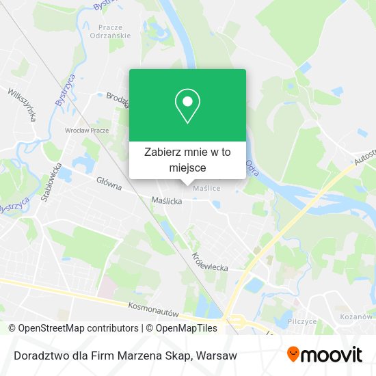 Mapa Doradztwo dla Firm Marzena Skap