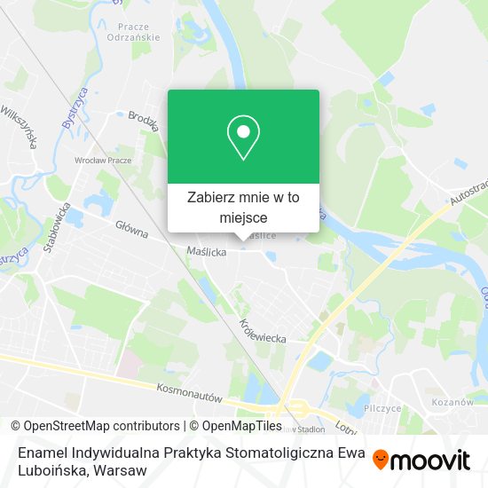 Mapa Enamel Indywidualna Praktyka Stomatoligiczna Ewa Luboińska