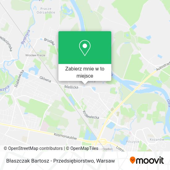 Mapa Błaszczak Bartosz - Przedsiębiorstwo