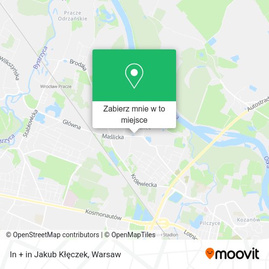 Mapa In + in Jakub Kłęczek