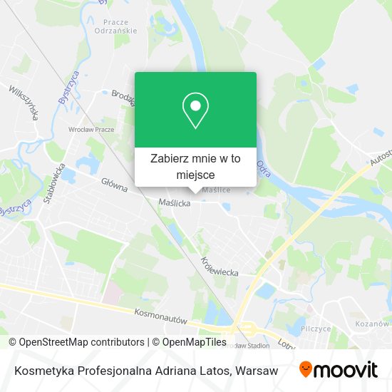 Mapa Kosmetyka Profesjonalna Adriana Latos