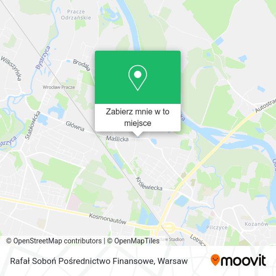 Mapa Rafał Soboń Pośrednictwo Finansowe