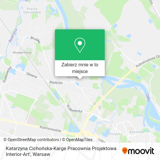 Mapa Katarzyna Cichońska-Karge Pracownia Projektowa Interior-Art'