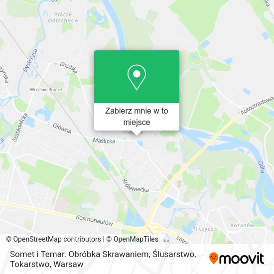 Mapa Somet i Temar. Obróbka Skrawaniem, Ślusarstwo, Tokarstwo