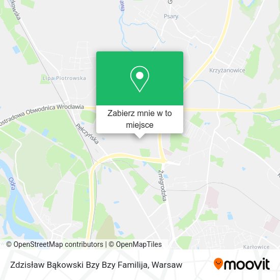 Mapa Zdzisław Bąkowski Bzy Bzy Familija