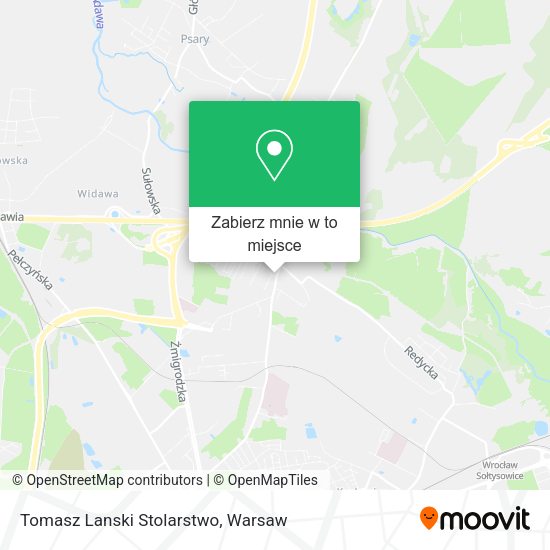 Mapa Tomasz Lanski Stolarstwo