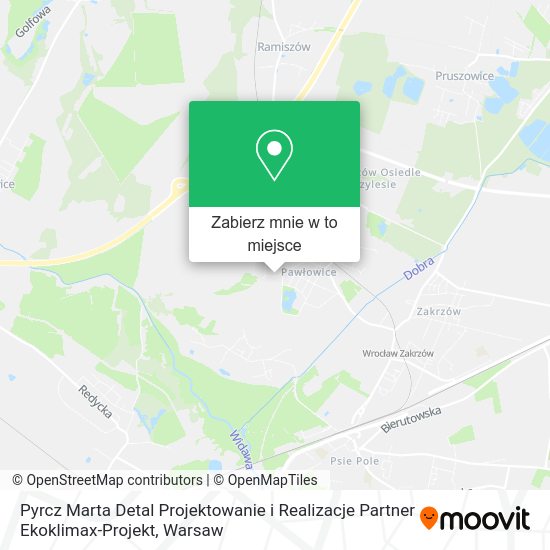 Mapa Pyrcz Marta Detal Projektowanie i Realizacje Partner Ekoklimax-Projekt