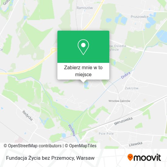 Mapa Fundacja Życia bez Przemocy