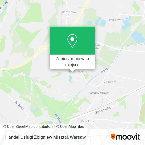 Mapa Handel Usługi Zbigniew Misztal