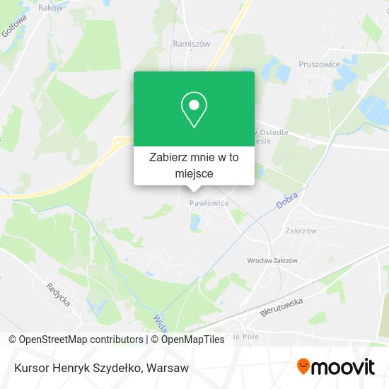 Mapa Kursor Henryk Szydełko