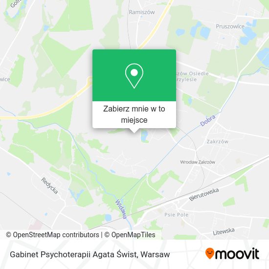 Mapa Gabinet Psychoterapii Agata Świst