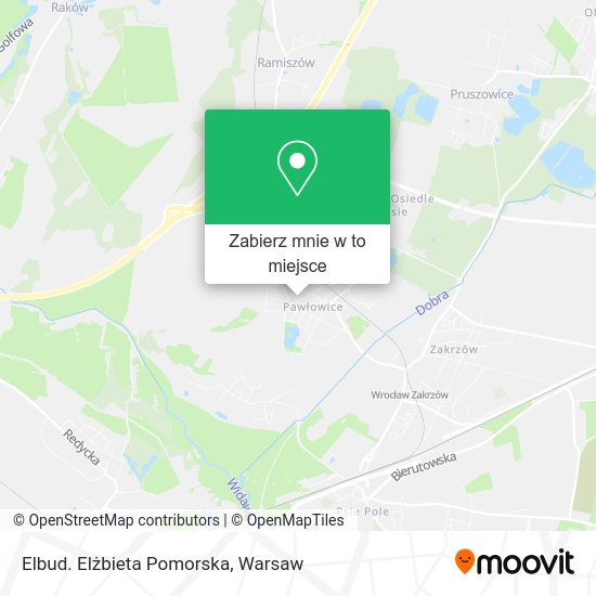 Mapa Elbud. Elżbieta Pomorska