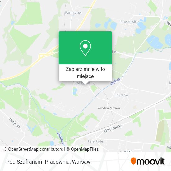 Mapa Pod Szafranem. Pracownia