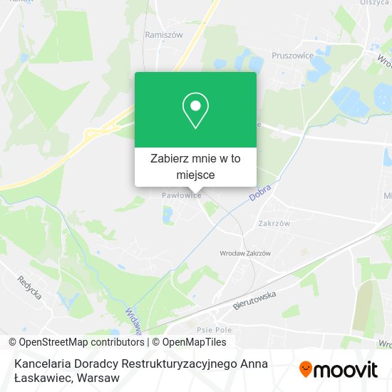 Mapa Kancelaria Doradcy Restrukturyzacyjnego Anna Łaskawiec