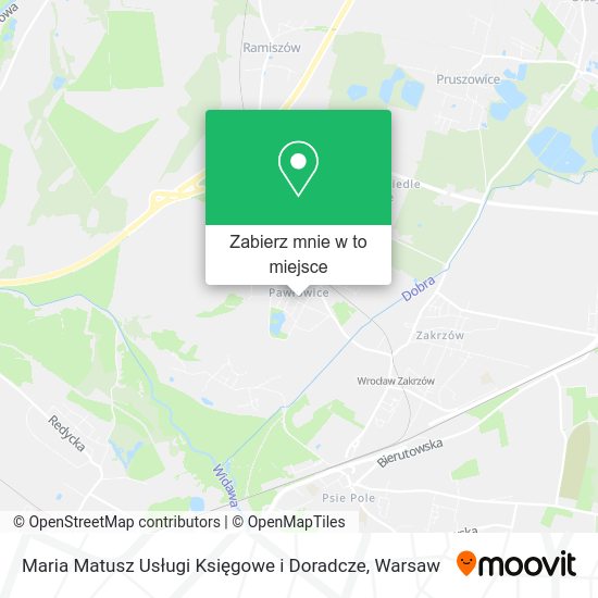 Mapa Maria Matusz Usługi Księgowe i Doradcze