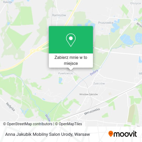 Mapa Anna Jakubik Mobilny Salon Urody