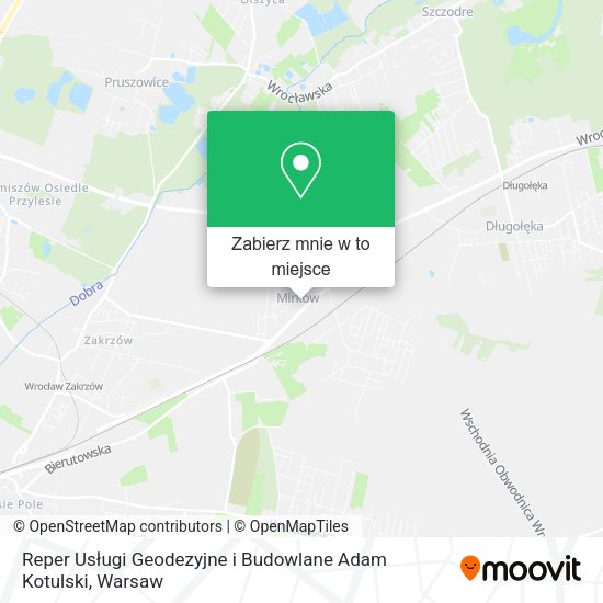 Mapa Reper Usługi Geodezyjne i Budowlane Adam Kotulski