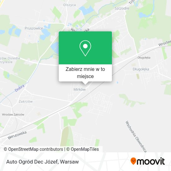 Mapa Auto Ogród Dec Józef