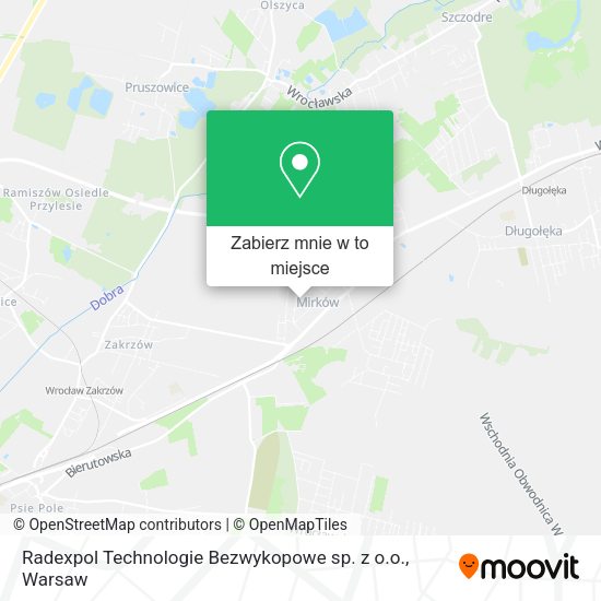 Mapa Radexpol Technologie Bezwykopowe sp. z o.o.