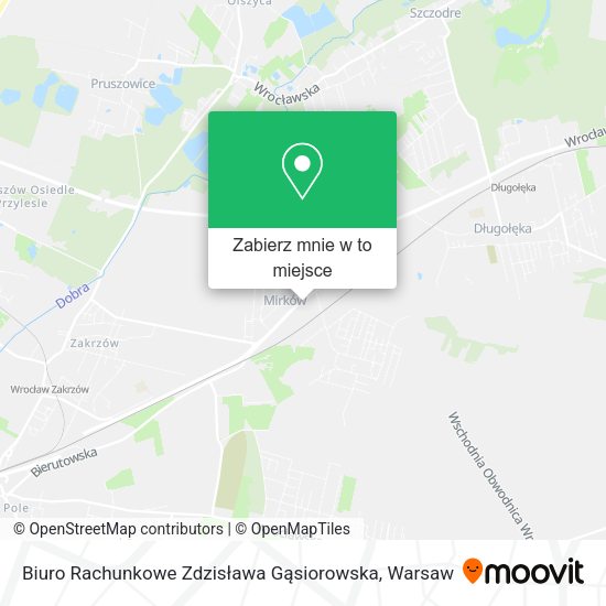 Mapa Biuro Rachunkowe Zdzisława Gąsiorowska