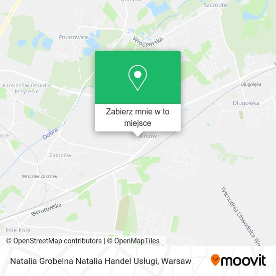 Mapa Natalia Grobelna Natalia Handel Usługi