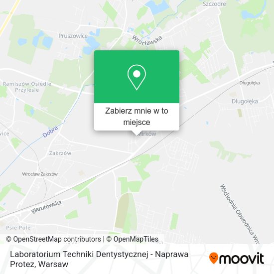 Mapa Laboratorium Techniki Dentystycznej - Naprawa Protez