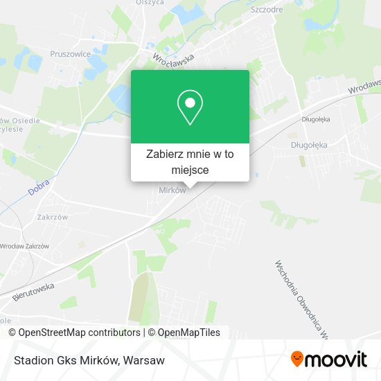 Mapa Stadion Gks Mirków