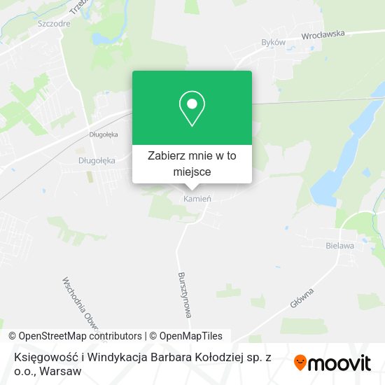 Mapa Księgowość i Windykacja Barbara Kołodziej sp. z o.o.