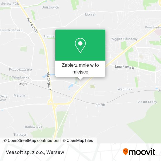 Mapa Veasoft sp. z o.o.