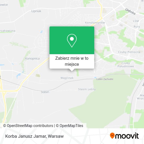 Mapa Korba Janusz Jamar