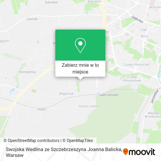 Mapa Swojska Wedlina ze Szczebrzeszyna Joanna Balicka