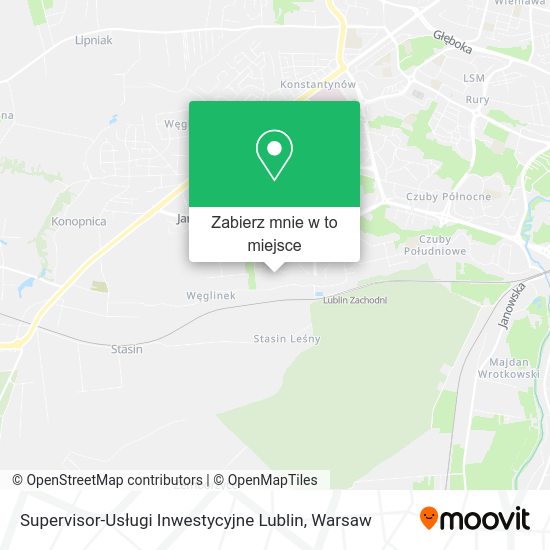 Mapa Supervisor-Usługi Inwestycyjne Lublin