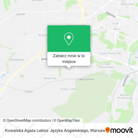 Mapa Kowalska Agata Lektor Języka Angielskiego